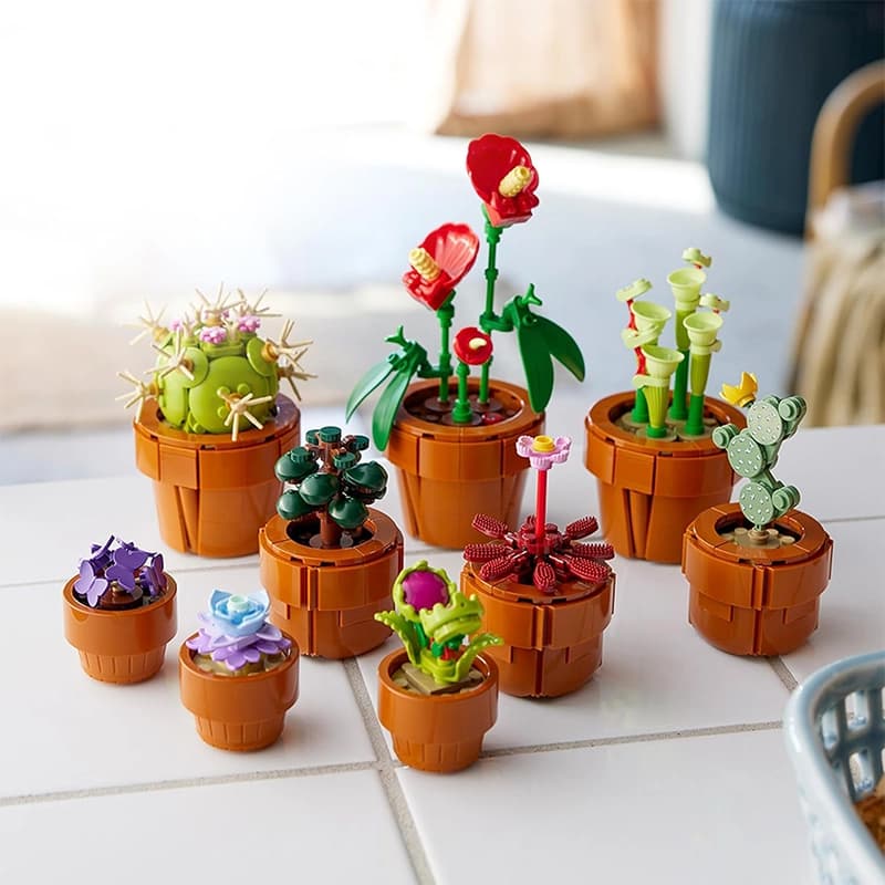 لگو آیکونز مدل گلدانهای کوچک Tiny Plants 10329 — تصویر ۵