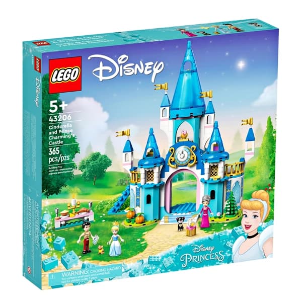 لگو Disney مدل Cinderella and Prince Charming’s Castle 43206 — تصویر ۳