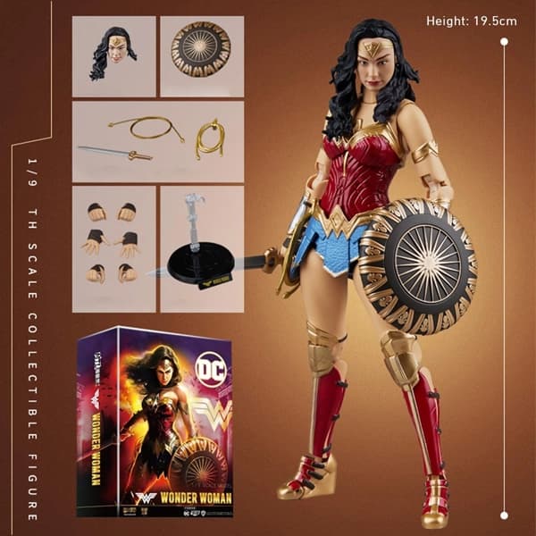 اکشن فیگور 19.5 سانتی Fondjoy مدل Wonder Woman — تصویر ۴