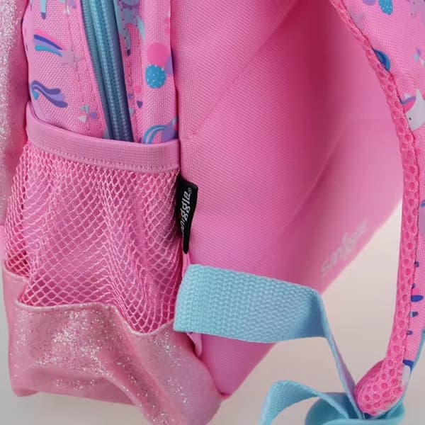 کوله پشتی مهد کودک Smiggle طرح یونی کورن صورتی — تصویر ۴