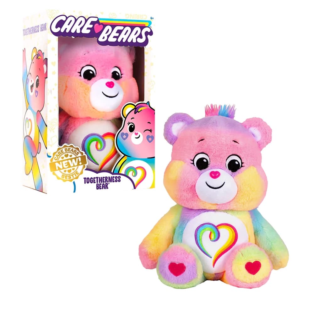 خرس پولیشی رنگارنگ قلبی 28 سانتی Care Bears