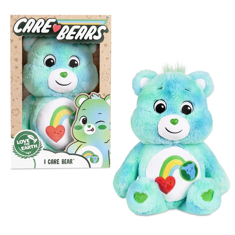 خرس پولیشی قلبی سبز آبی 28 سانتی Care Bears