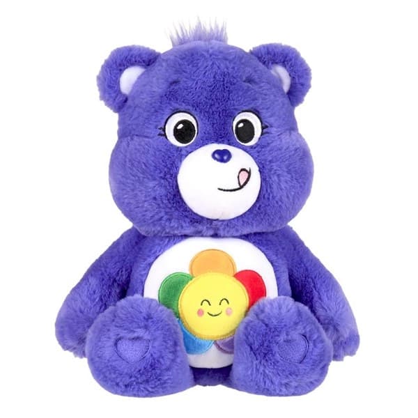 خرس پولیشی گلدار بنفش 28 سانتی Care Bears — تصویر ۲