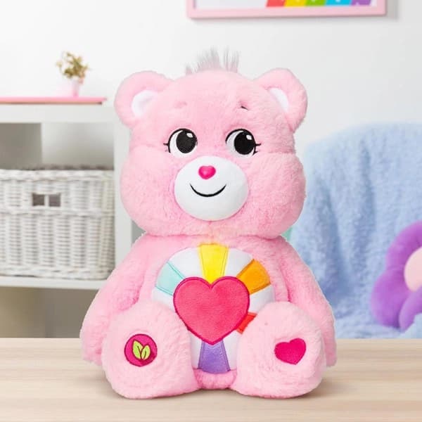 خرس پولیشی قلبی صورتی 28 سانتی Care Bears — تصویر ۲
