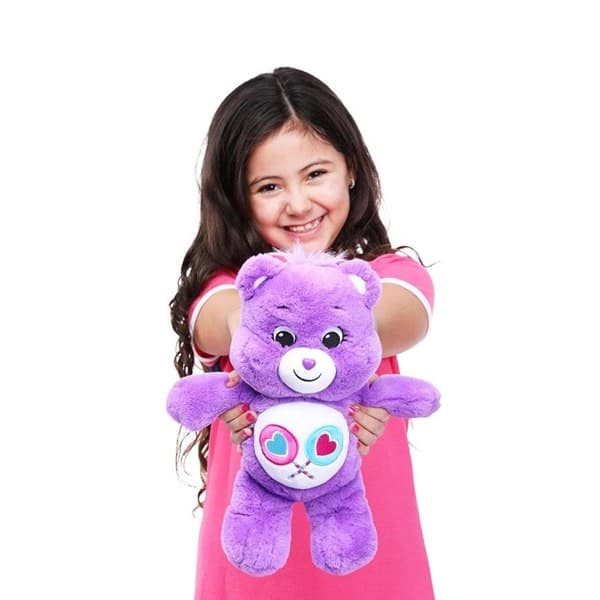 خرس پولیشی آبنباتی بنفش 28 سانتی Care Bears — تصویر ۲