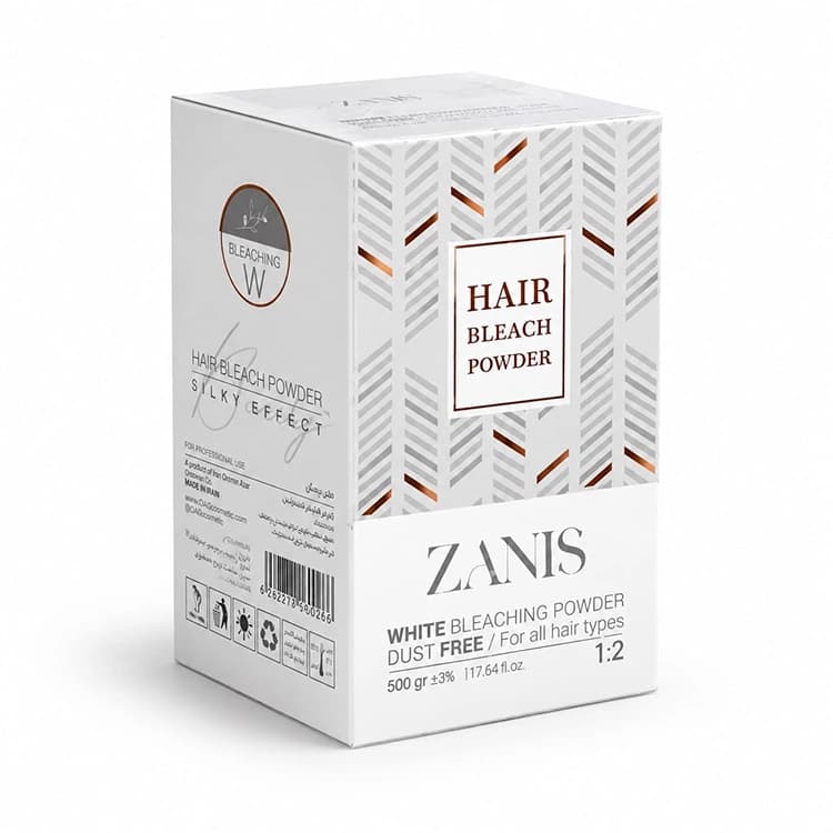 پودر دکلره Zanis مدل White وزن 500 گرم — تصویر ۲