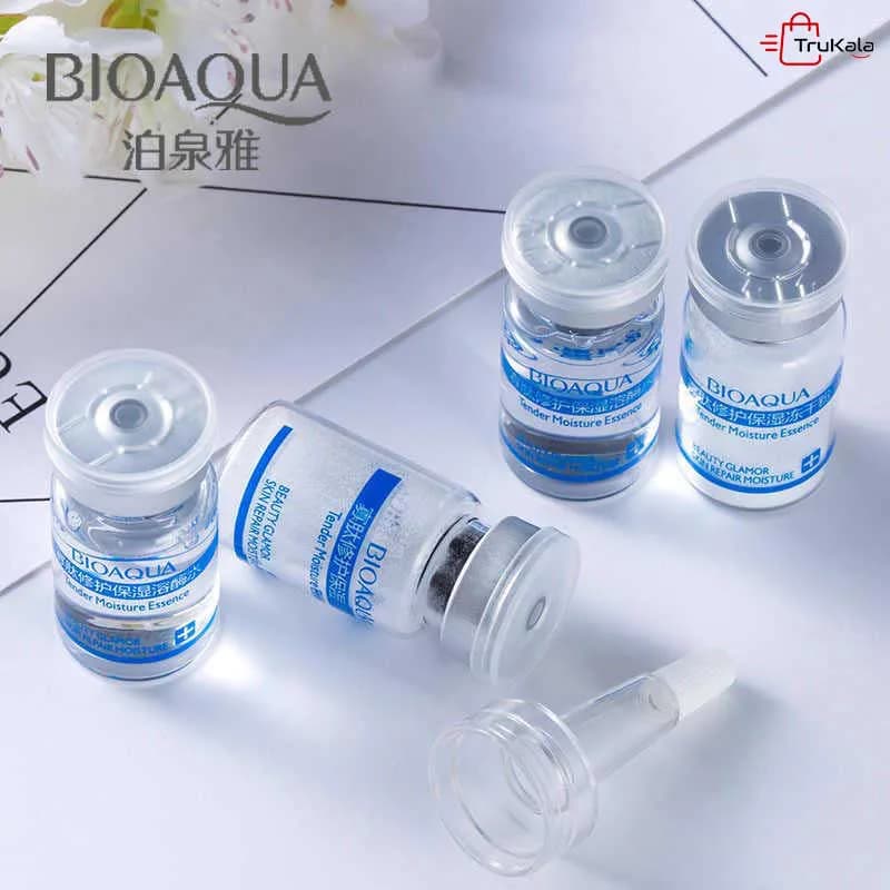 پک کوکتل مالشی 6 عددی پودری و مایع جوانساز بیوآکوا Bioaqua — تصویر ۴