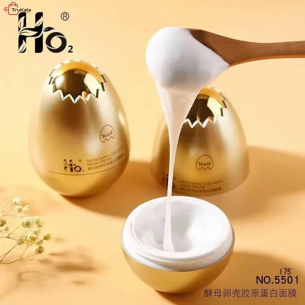 ماسک کلاژن صورت تخم مرغ Yeast — تصویر ۲