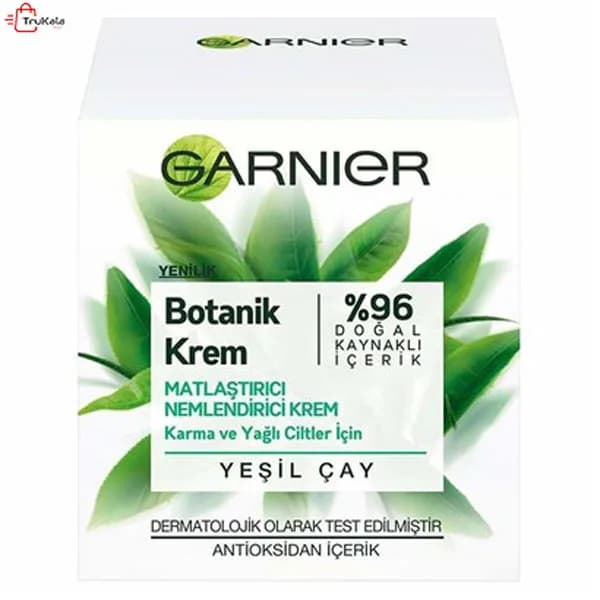 کرم آبرسان عصاره چای سبز بوتانیکال گارنیر حجم 50 میلی لیتر — تصویر ۲