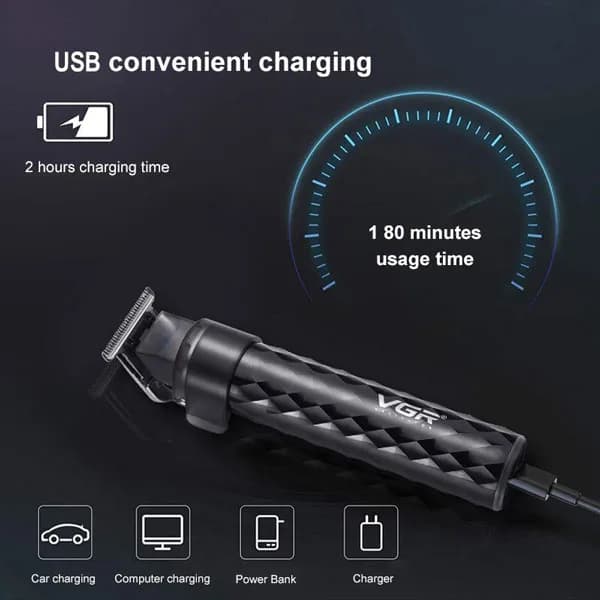 ماشین اصلاح صفر زن وی جی آر مدل VGR V-170 — تصویر ۷
