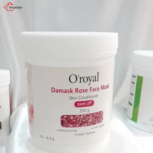 ماسک پودر پیل اف گل سرخ گل محمدی اورویال OROYAL — تصویر ۲
