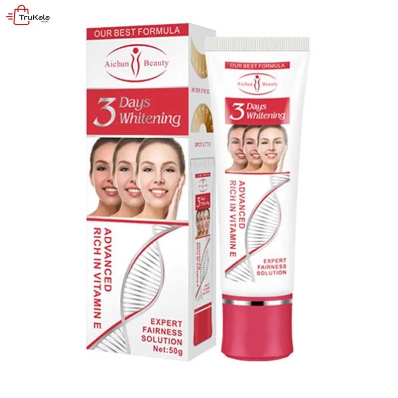 کرم سفید کننده در 3 روز ایچون بیوتی AICHUN BEAUTY