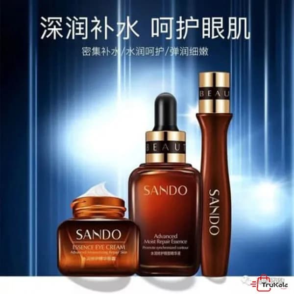 مجموعه پک 3 عددی معجزه گر مراقبت دور چشم سندو Sando eye skin — تصویر ۲