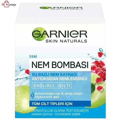 بمب آبرسان صورت گارنیر مدل Skin Naturals حجم 50میلی لیتر — تصویر ۳