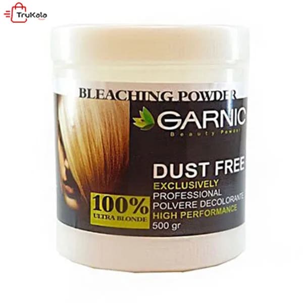 پودر دکلره سفید گارنیک مدل Dust Free حجم 500 گرم