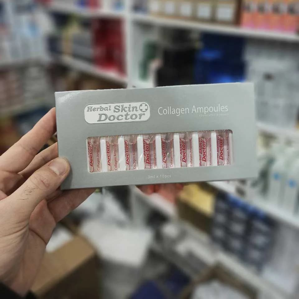 آمپول کلاژن جوانساز پوست دکتر اسکین Skin Doctor بسته 10 عددی — تصویر ۲