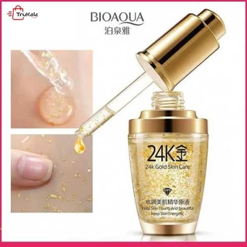 سرم صورت طلای 24 عیار بیواکوا Bioaqua حجم 30 میلی لیتر — تصویر ۳