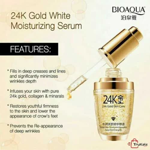 سرم صورت طلای 24 عیار بیواکوا Bioaqua حجم 30 میلی لیتر — تصویر ۲