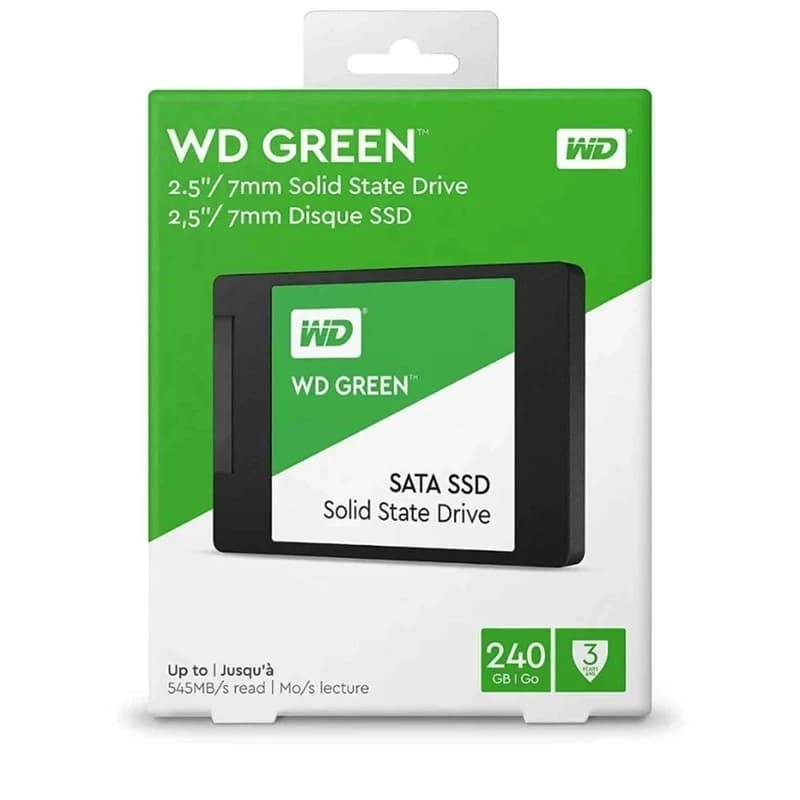 هارد SSD اینترنال وسترن دیجیتال مدل GREEN ظرفیت 240 گیگابایت — تصویر ۲