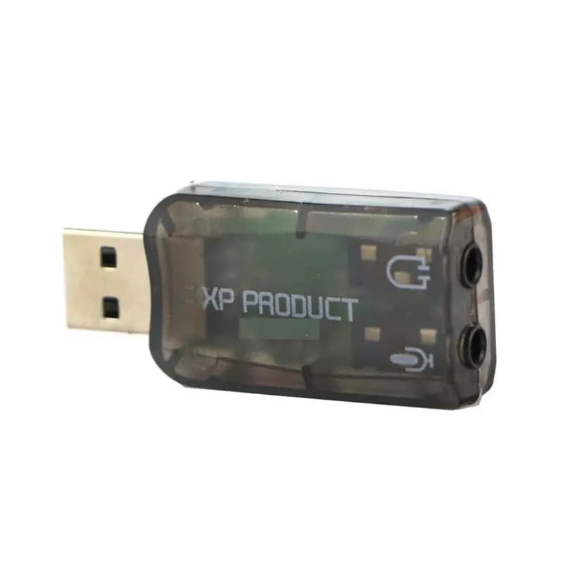 کارت صدا اکسترنال USB ایکس پی مدل XP-U21 5.1 — تصویر ۲