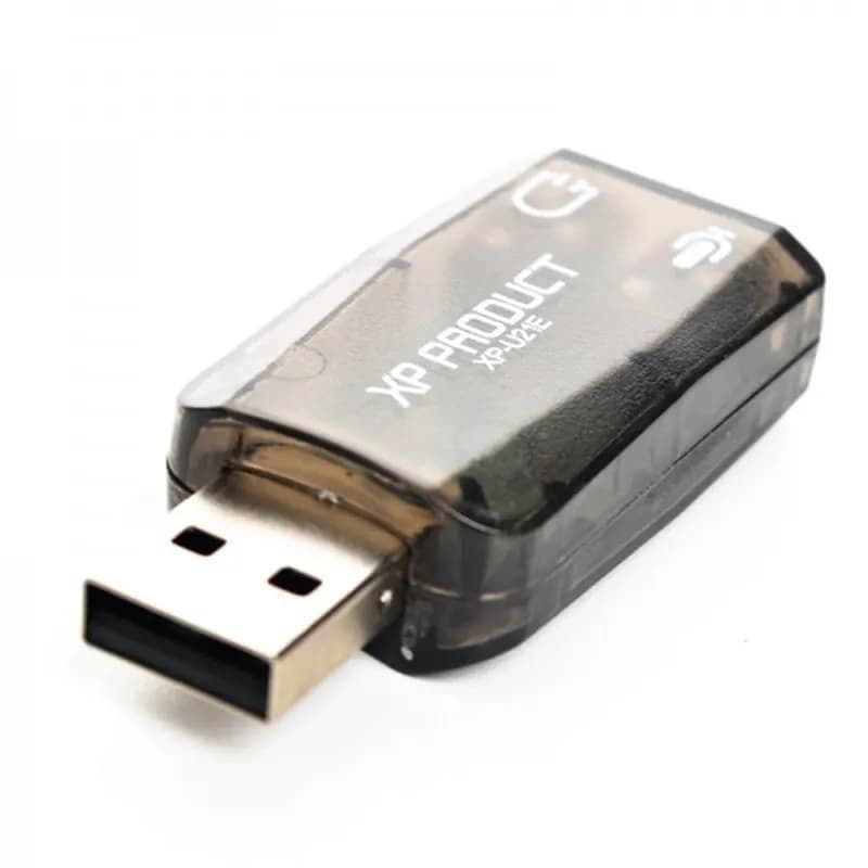 کارت صدا اکسترنال USB ایکس پی مدل XP-U21 5.1 — تصویر ۳