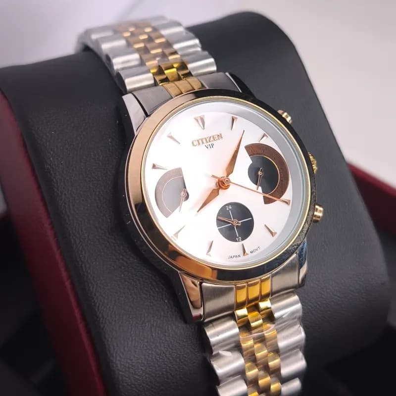 ساعت مچی عقربه ای زنانه سیتیزن نقره ای رزگلد مدل 9111L — تصویر ۷