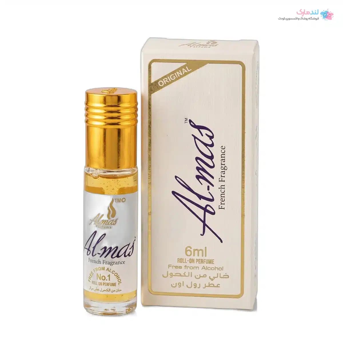 عطر رولی الماس French Fragrance حجم ۶ میل بدون الکل