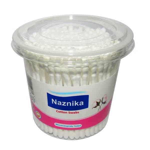 گوش پاک کن نازنیکا بسته 200 عددی مجموعه 144 عددی