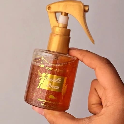 عطر مو رایحه پاستیلی میوه ای گلی خاص خوشبو کننده مو آبرسان موی خشک شاداب کننده و درخشان کننده موها — تصویر ۲
