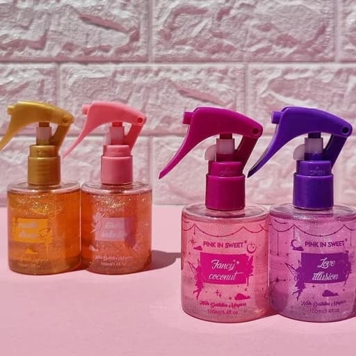 عطر مو رایحه پاستیلی میوه ای گلی خاص خوشبو کننده مو آبرسان موی خشک شاداب کننده و درخشان کننده موها — تصویر ۵