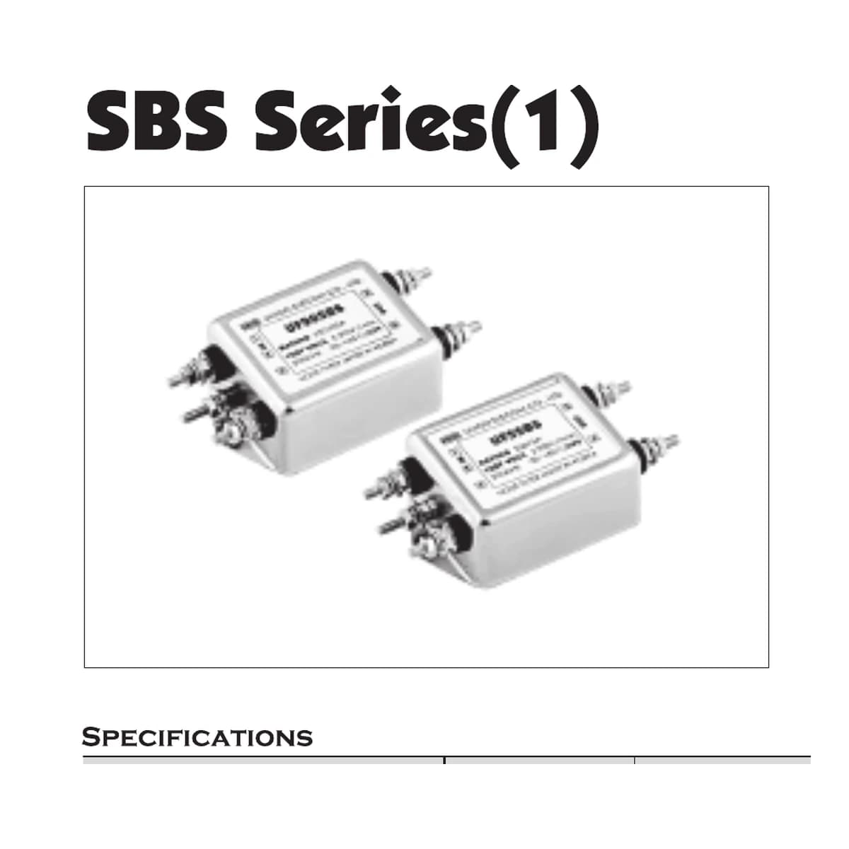 نویز فیلتر یونیون مدل UNION UF20SBS