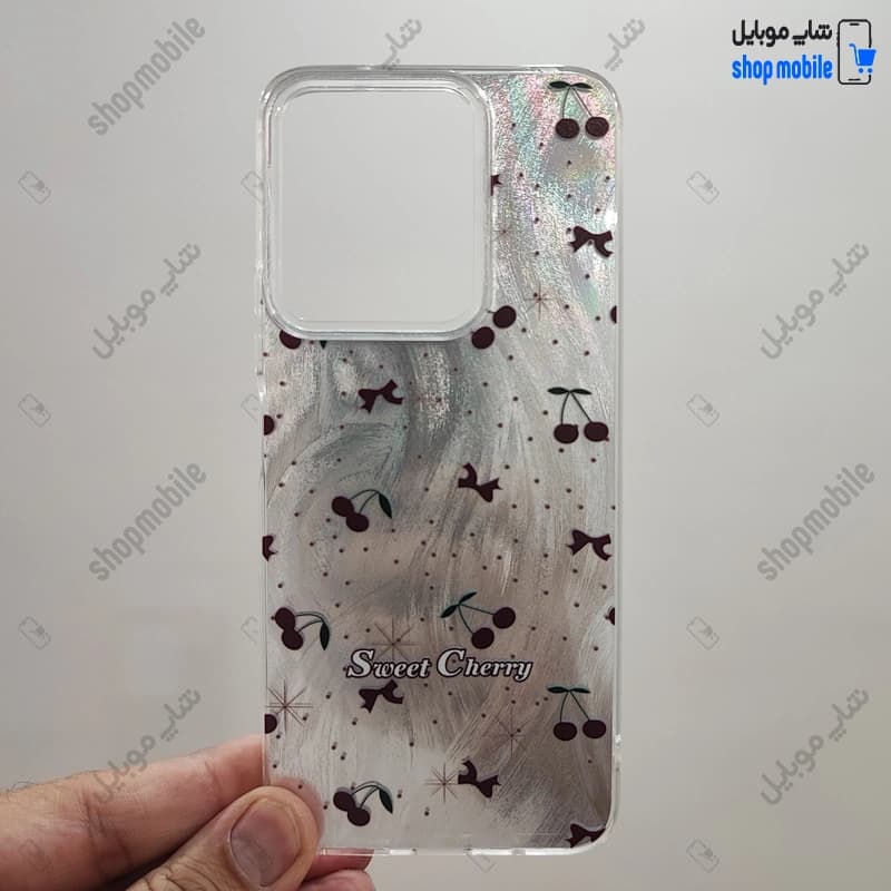 قاب گوشی شیائومی ردمی 15C / پوکو C85 (کاور IMD براش طرح گیلاس)