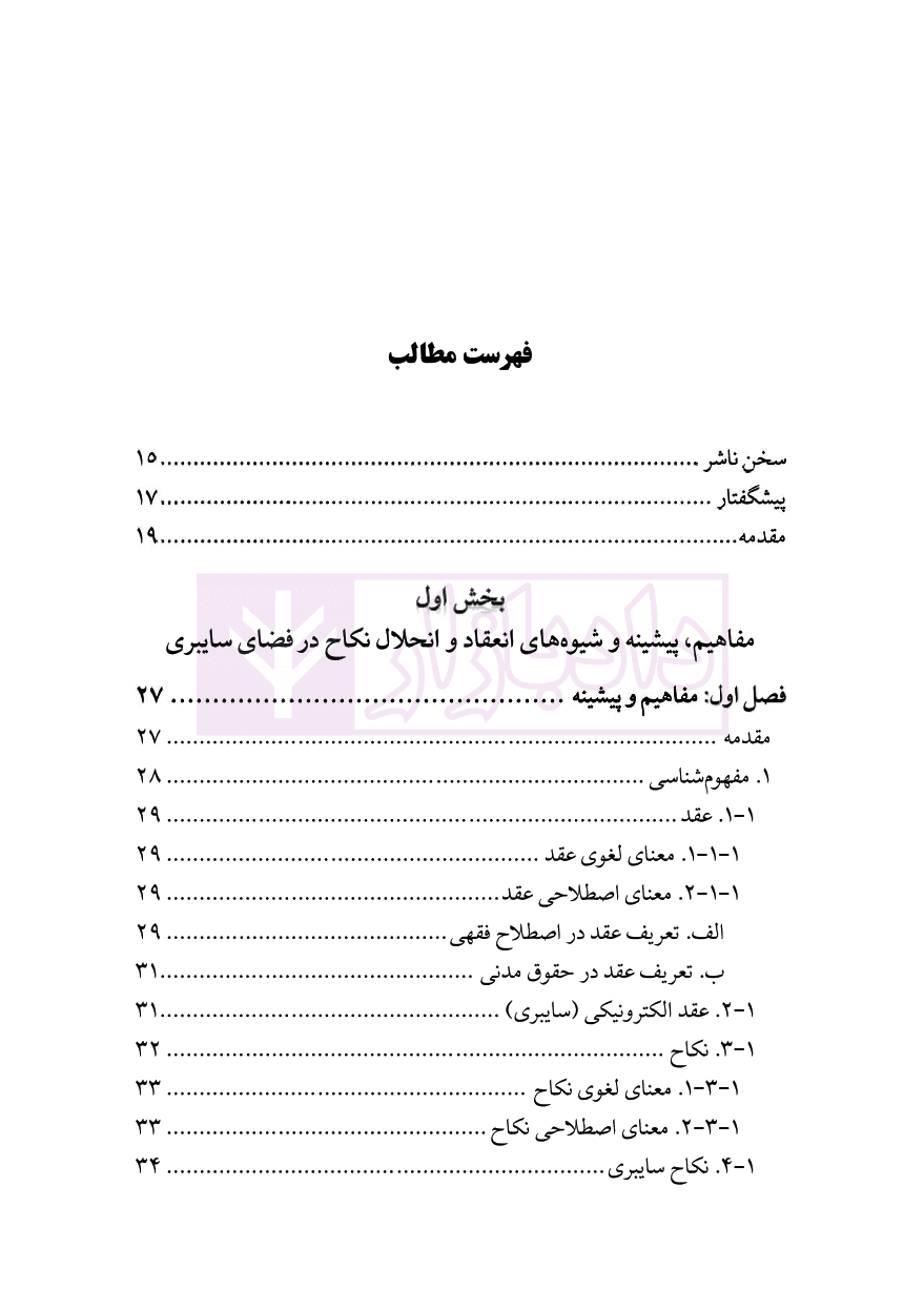 نکاح و انحلال آن در فضای سایبری | دکتر محقق داماد — تصویر ۲