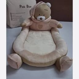 سرویس خواب گارددار نوزادی مخمل 3 تکه طرح خرس — تصویر ۴