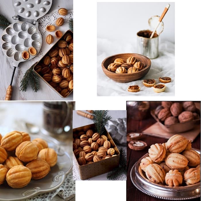 قالب دستی شیرینی پزی مدل گردو روسی — تصویر ۲
