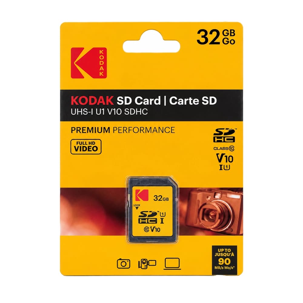 کارت حافظه کداک Kodak Premium 32GB UHS-I U1 V10 SD — تصویر ۲