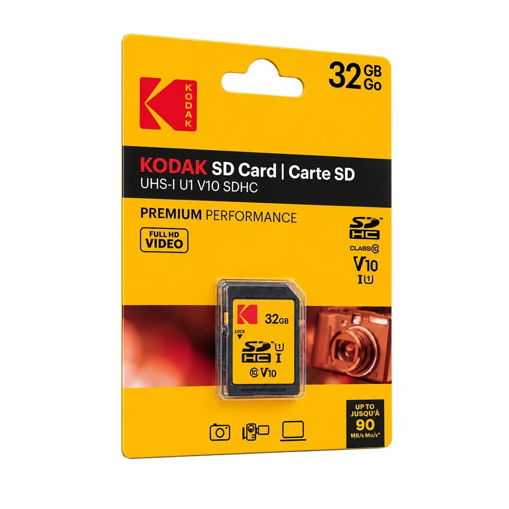 کارت حافظه کداک Kodak Premium 32GB UHS-I U1 V10 SD — تصویر ۳