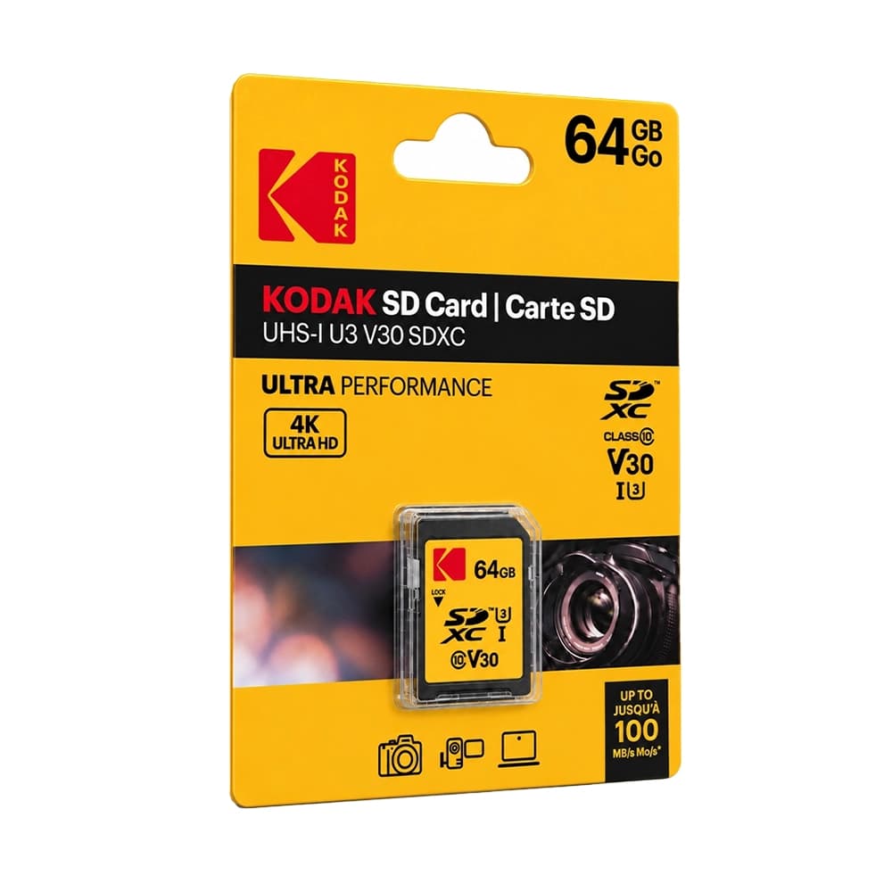 کارت حافظه کداک Kodak Ultra 64GB UHS-I U3 V30 — تصویر ۳