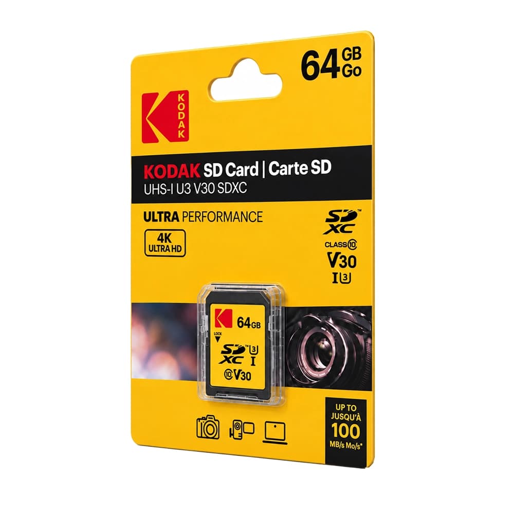 کارت حافظه کداک Kodak Ultra 64GB UHS-I U3 V30 — تصویر ۴