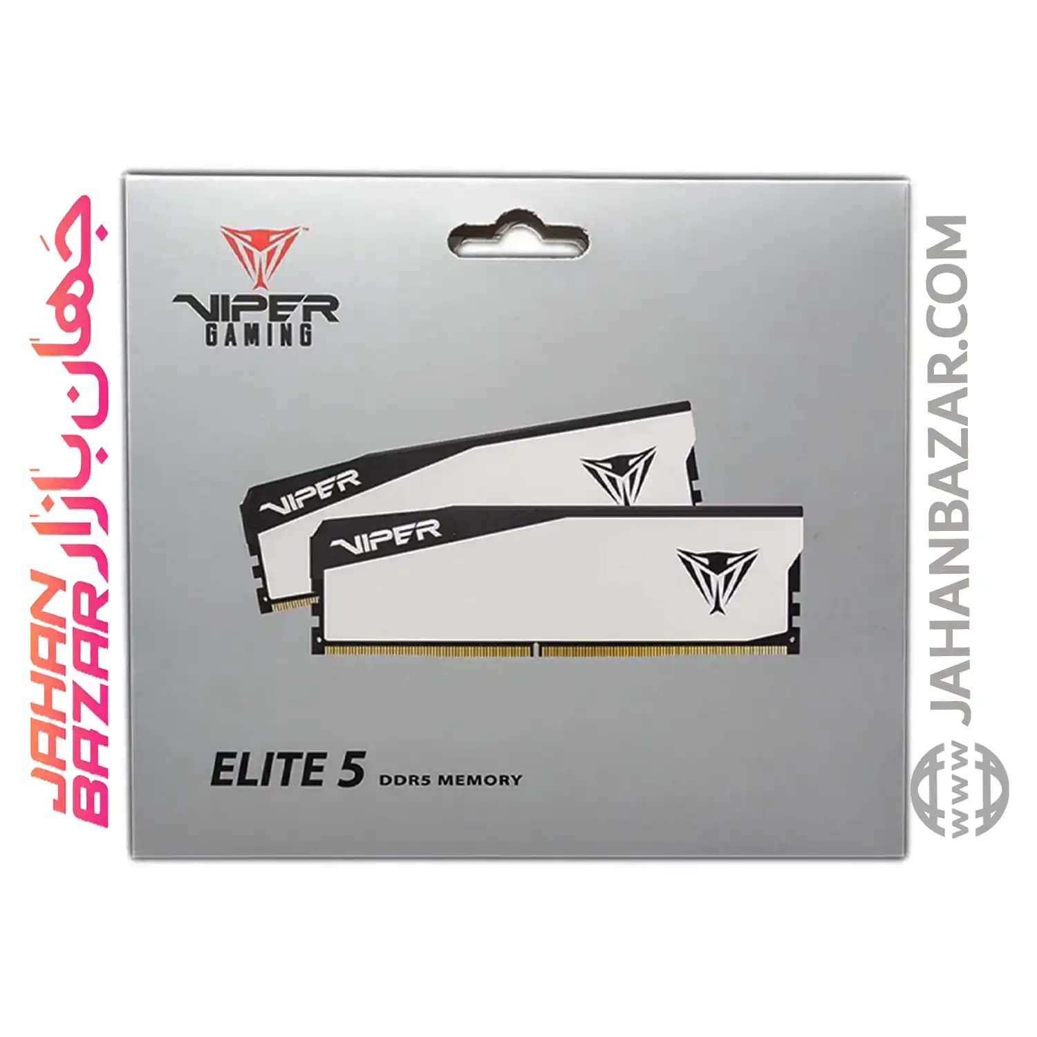 رم دسکتاپ پاتریوت DDR5 دو کاناله CL30 MHz 6000 PATRIOT VIPER ELITE5 WHITE ظرفیت 32GB — تصویر ۴
