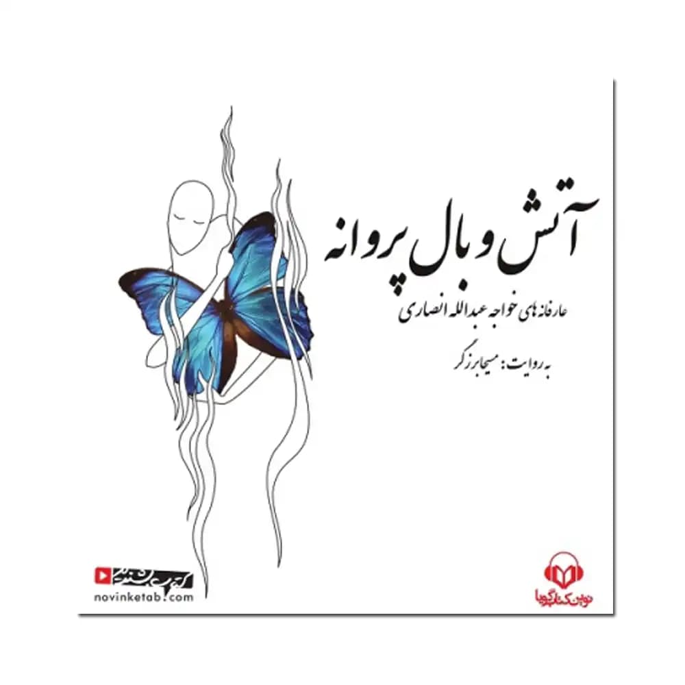 کتاب سخنگو آتش و بال پروانه: عارفانه‌های خواجه عبدالله انصاری