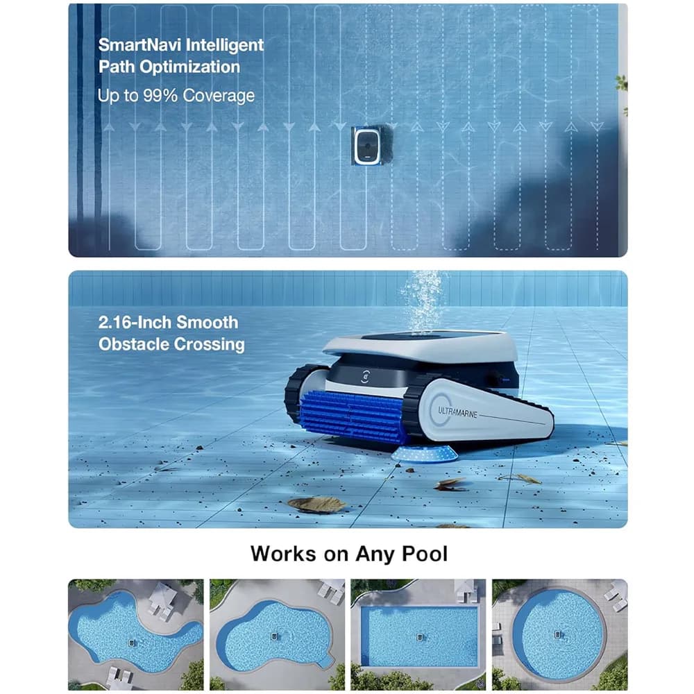 جارو رباتیک استخر اکووکس مدل Ecovacs pool vacuum cleaner robot P1 — تصویر ۳