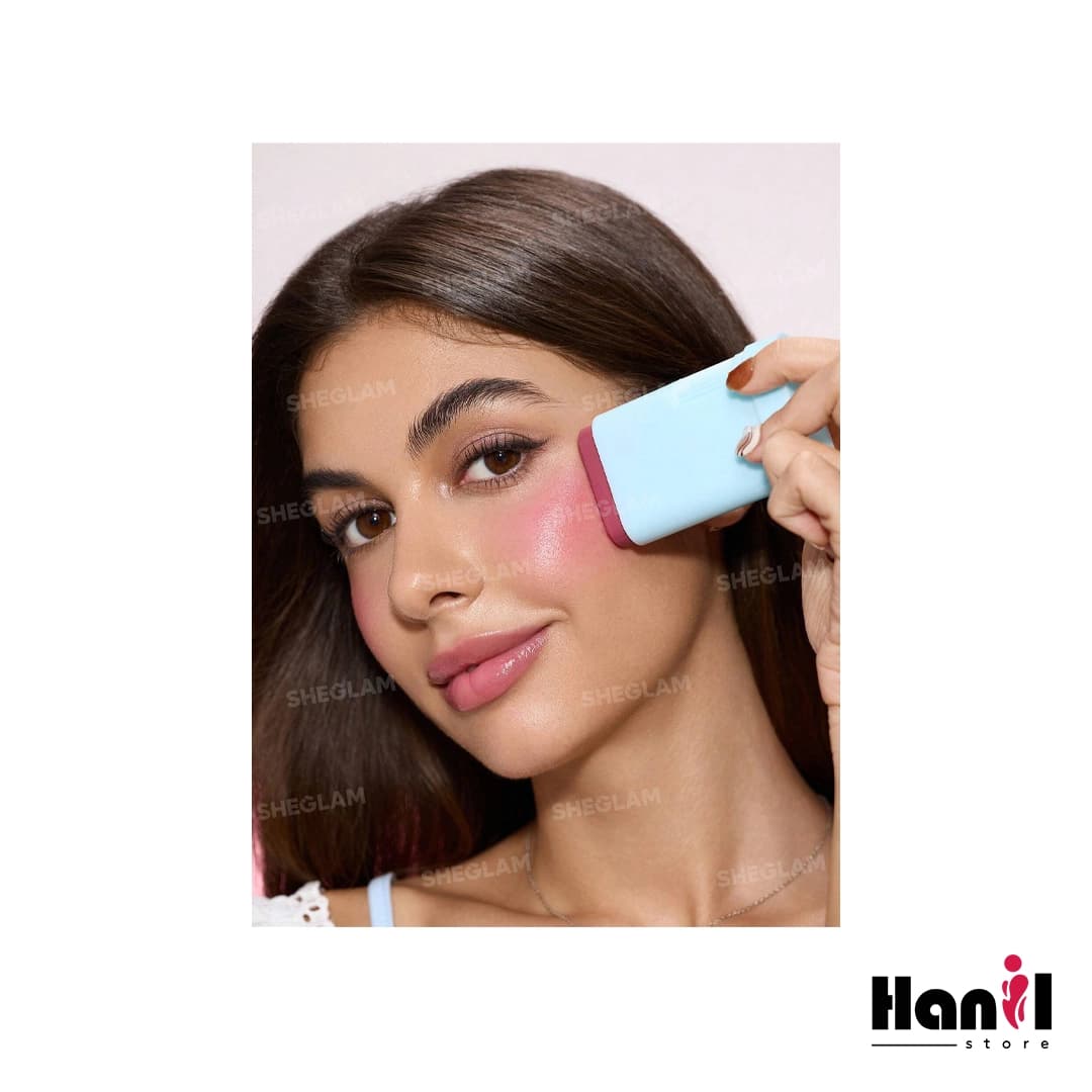 رژگونه استیکی شیگلم سری Glass Glow رنگ Brisk Babe — تصویر ۳