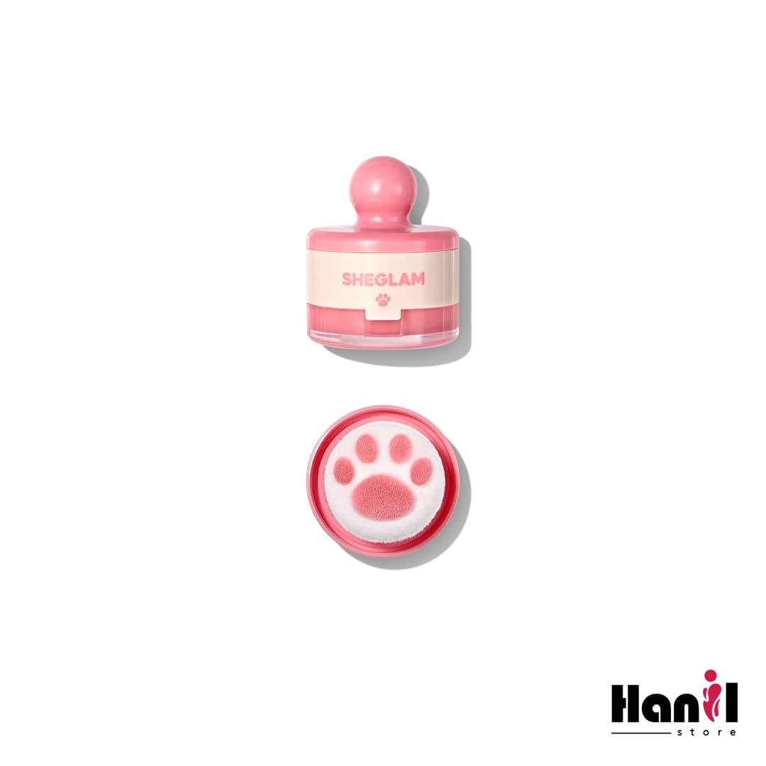 رژگونه استامپی شیگلم مدل Cutie Paw رنگ 001 Love Cake