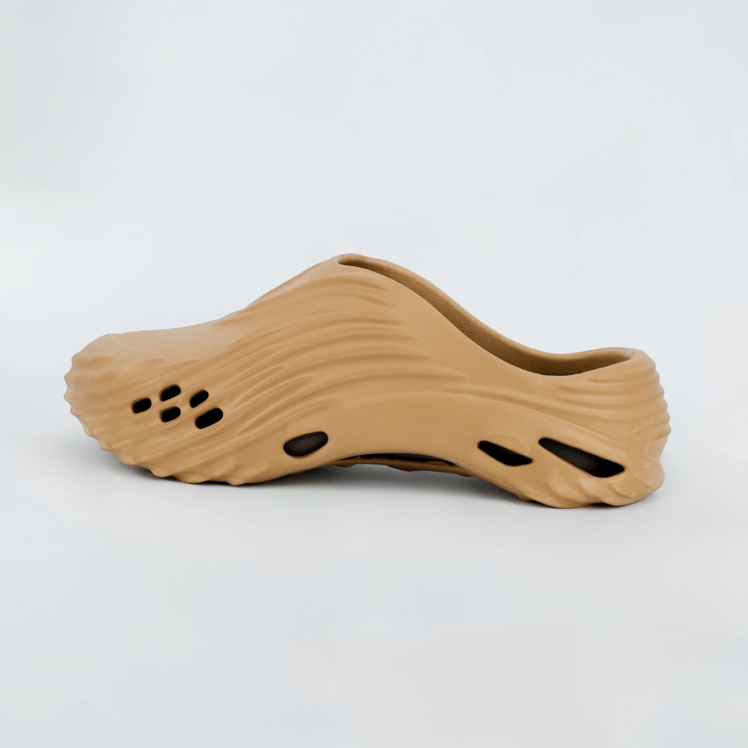 دمپایی جلوبسته مردانه طبی لژ دار slipper قهوه ای کد 2742 — تصویر ۴