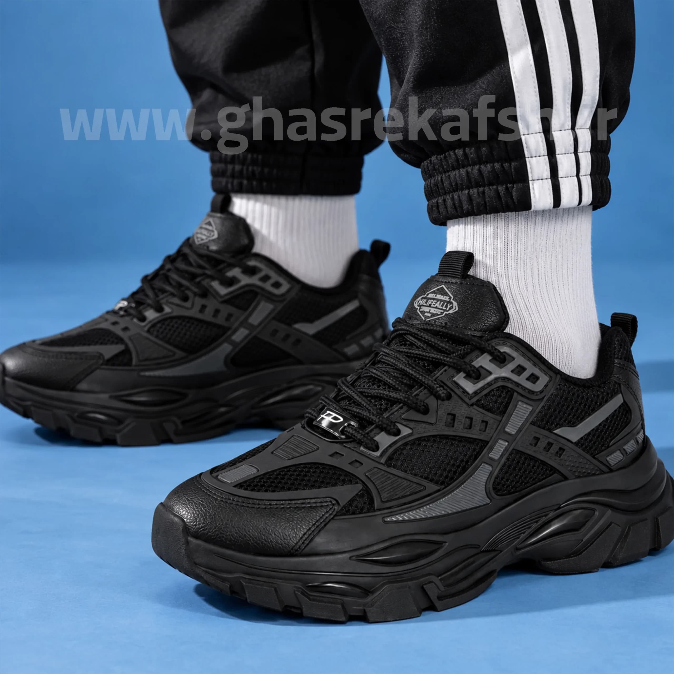 کتونی بالنسیاگا Balenciaga فشن مردانه مشکی کد 2221