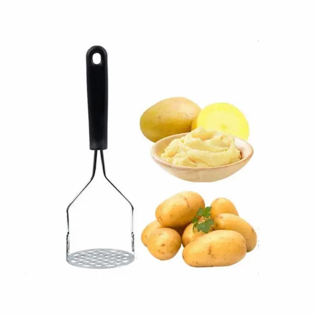 پوره کن استیل دسته پلاستیکی