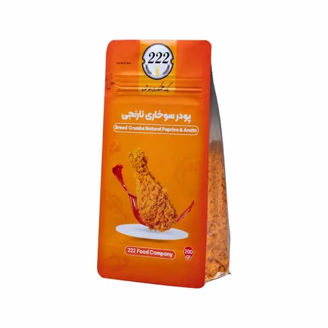 پودر سوخاری 200 گرمی نارنجی 222