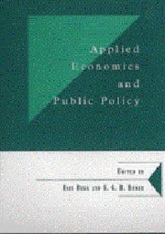 کتاب Applied Economics and Public Policy (Department of Applied Economics Occasional Papers) نسخه کامل