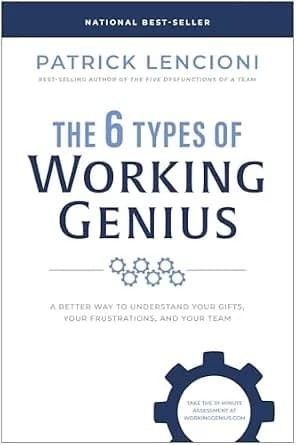 و دانلود نسخه کامل کتاب زبان اصلی The 6 Types of Working Genius: A Better Way to Understand Your Gifts, Your Frustrations, and Your Team | دانلود کتاب خارجی